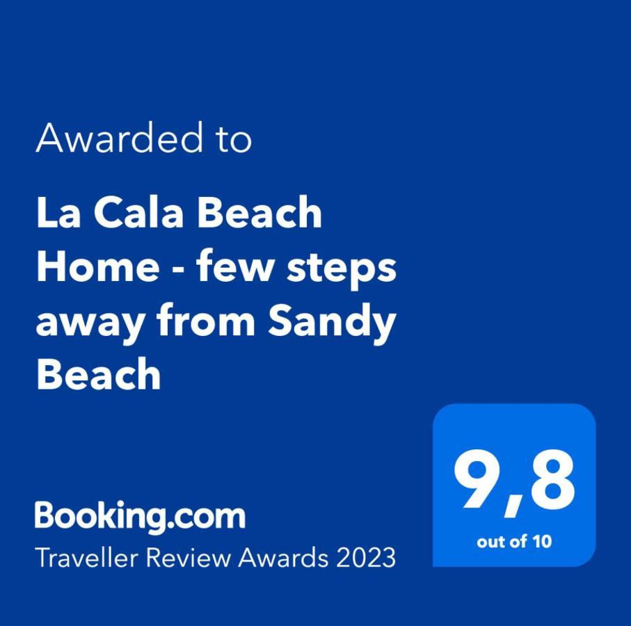 La Cala Beach Home - Beachfront Few Steps Away From Sandy Beach La Cala De Mijas Esterno foto